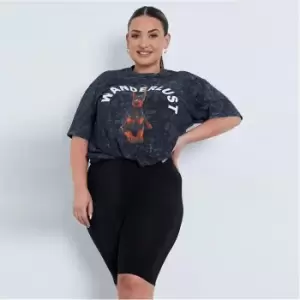 Image of I Saw It First Slinky Cycling Shorts - Black