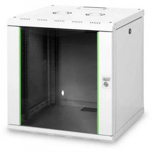 Image of Digitus DN-19 12U-6/6 19 wall cabinet (W x H x D) 600 x 643 x 600 mm 12 U Grey-white (RAL 7035)