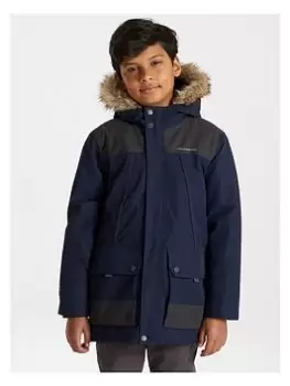 Image of Boys, Craghoppers Kids Peyton Waterproof Parka - Navy Black, Navy/Black, Size 5-6 Years