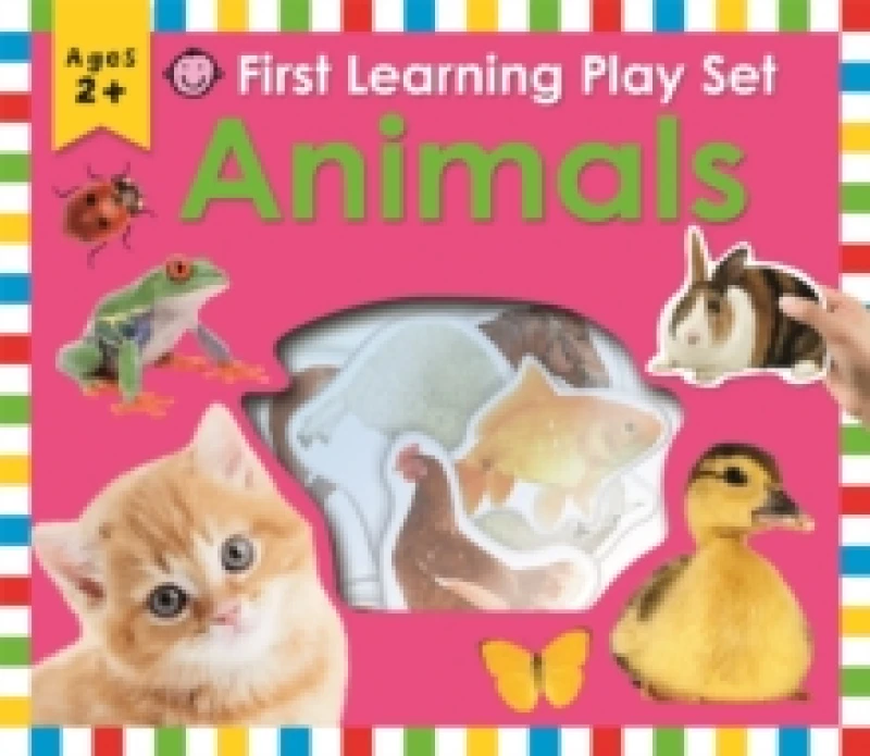 Image of Roger Priddy First Learning Play Set: Animals Book Multi unisex