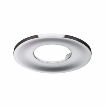 Image of KnightsBridge Traditional IP65 Round Fire Rated Bezels for Fixed ProKnight - Polished Chrome