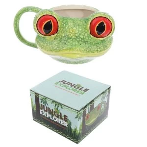Image of Novelty Tree Frog Shaped Ceramic Mug