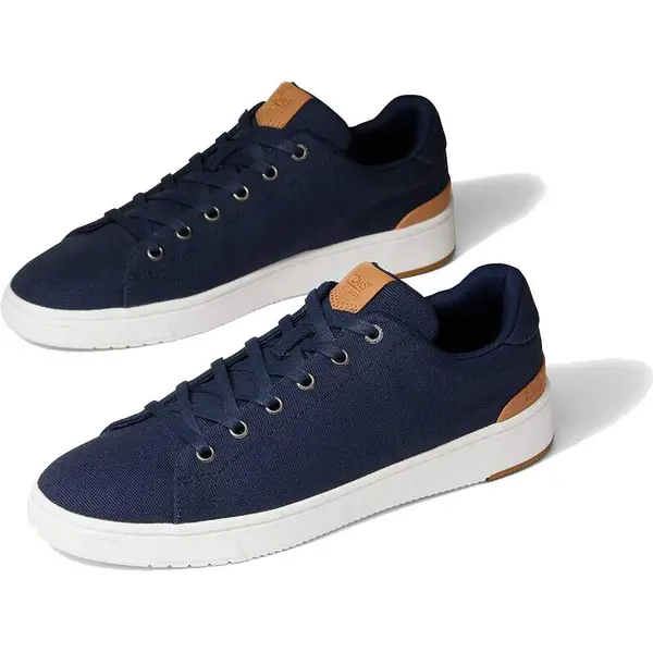 Image of Toms Mens Travel Lite 2.0 Low Lace Up Trainers Shoes - UK 10