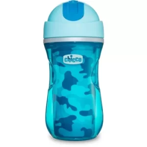 Image of Chicco Sport Blue thermos mug with straw 14m+ 266ml