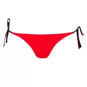 Image of Hugo Pure Side Tie Bikini Bottoms - Red
