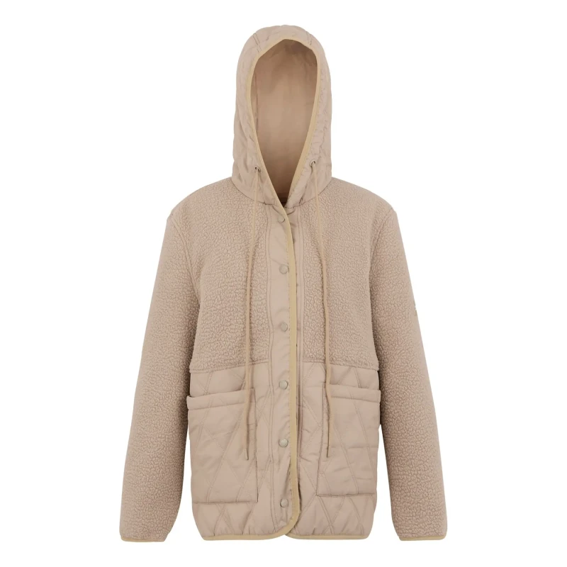 Image of Womens hooded jacket Regatta Mikayla Beige Female 42