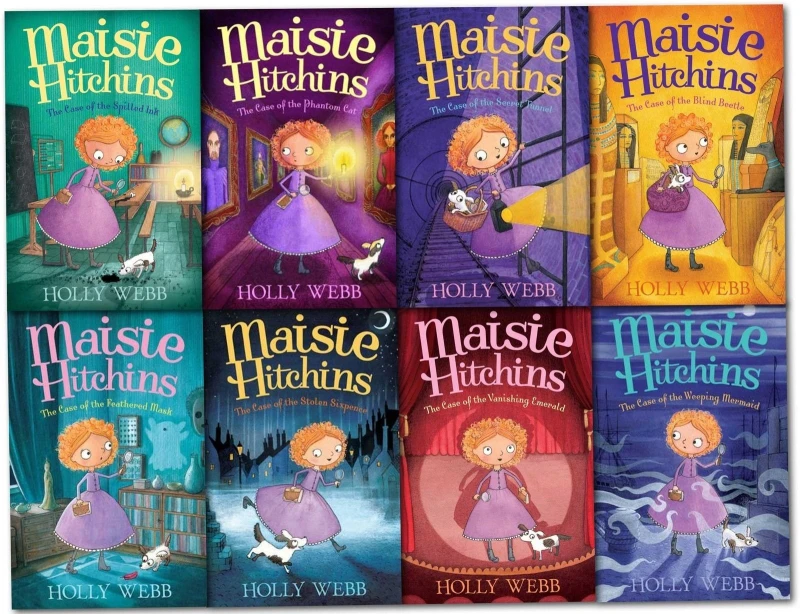 Image of Maisie Hitchins Series 8 Books Collection Set By Holly Webb Case of the Stolen Sixpence Holly Webb Books