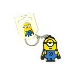 Image of Minions Stuart PVC Keyring