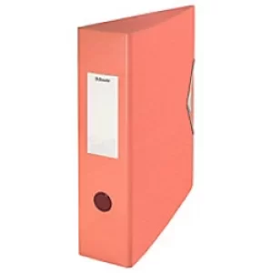 Image of Esselte Colour'Ice Lever Arch File Polyfoam A4 75mm Apricot Pack of 5