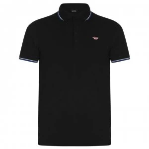 Image of Diesel Tipped Polo Shirt - Black 900