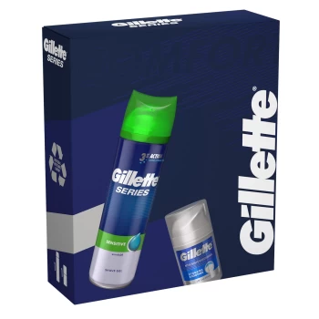Image of Gillette Series Sensitive Gel & Moisturiser Gift Set