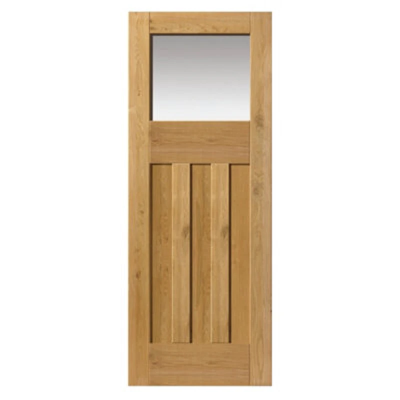 Image of JB Kind Doors Rustic Oak Dx Glazed Internal Door