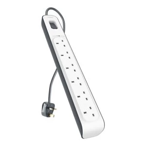 Image of Belkin 6 Way Surge Protection Strip 2m