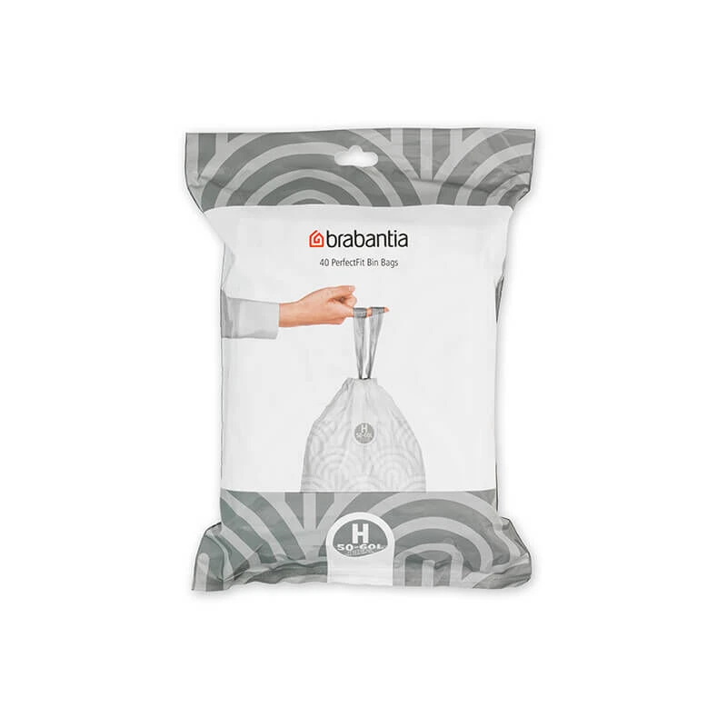 Image of Brabantia Brabantia 50 Litre Code H Bin Liners - Pack of 40