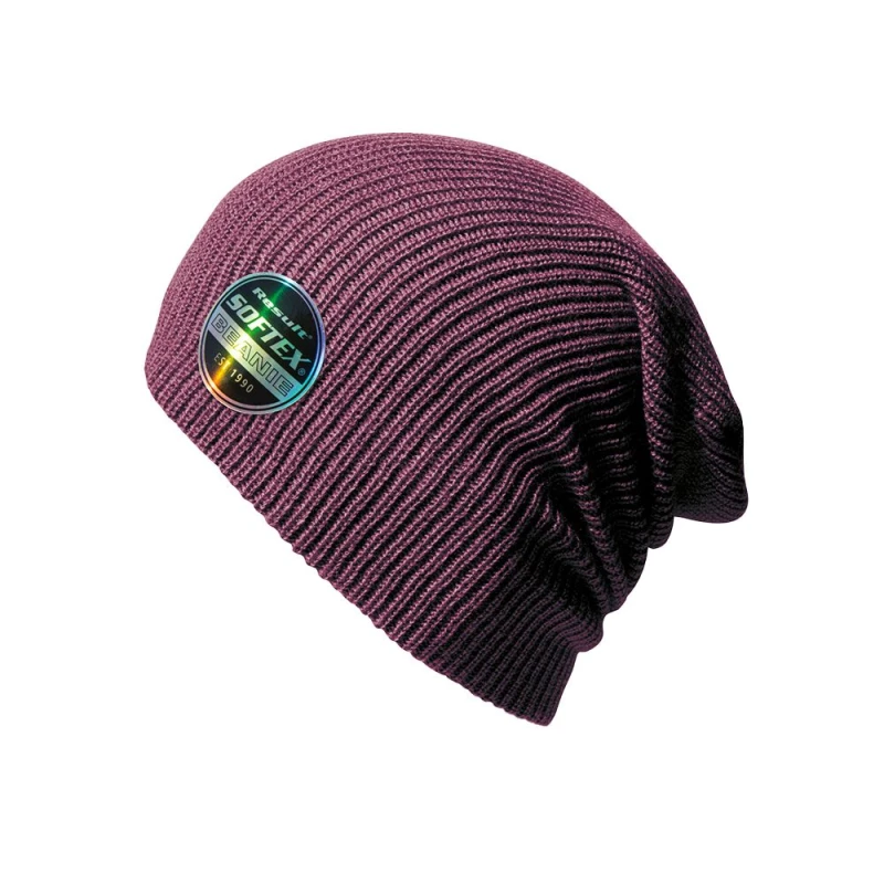 Image of Result Core Mens Soft Beanie in Burgundy Burgundy Male One Size