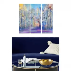 Image of MDF266509724 Multicolor Decorative MDF Painting (3 Pieces)