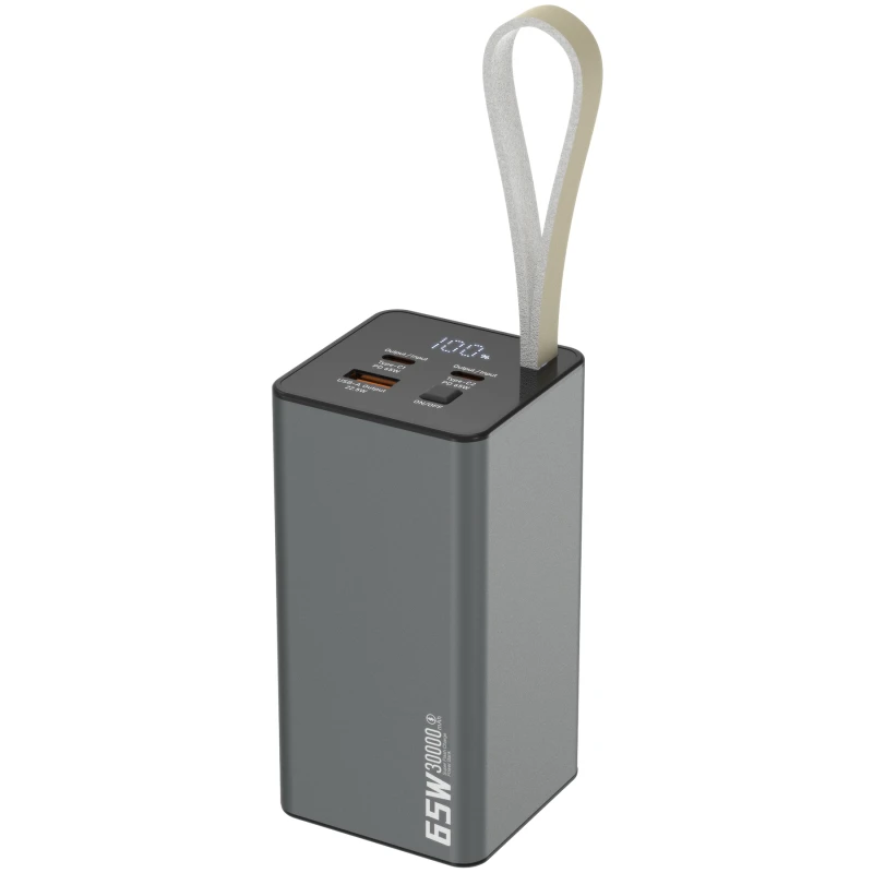 Image of Maplin Dudao 30000mAh Power Bank 65W PD Quick Charge 2x USB-C / 1x USB