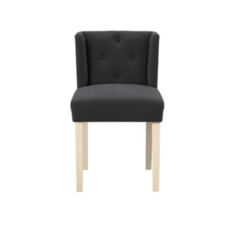 Image of O&Co Ari Winged Dining Chair in Anthracite