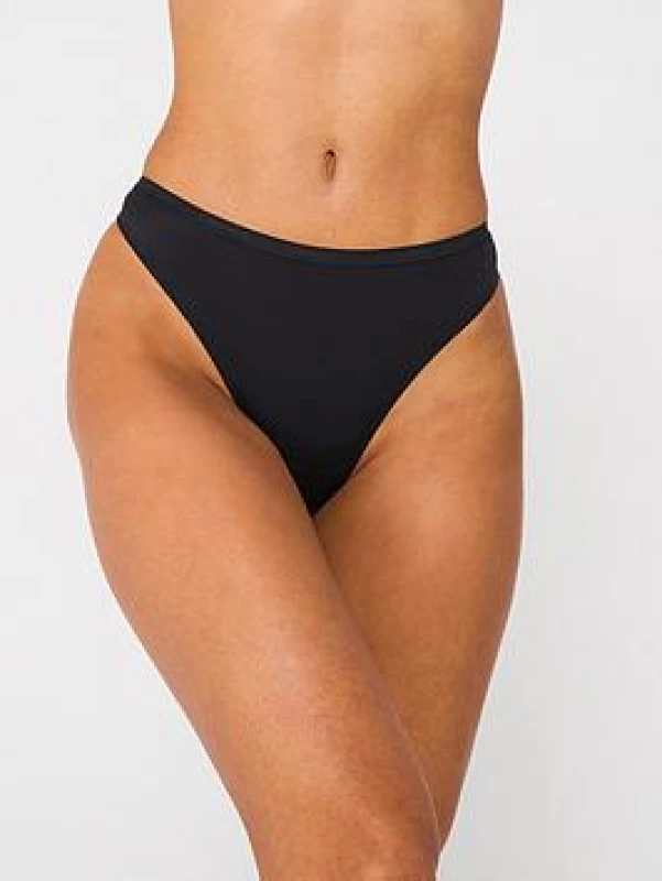 Image of Calvin Klein Underwear Perfectly Fit Thong Black Women XS;S;M;L