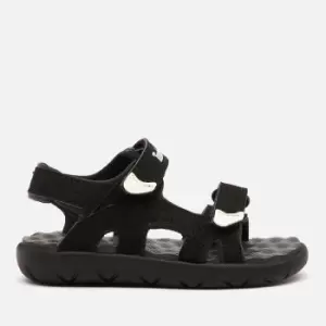 Image of Timberland Toddlers Perkins Row 2-Strap Sandals - Black - UK 7.5 Toddler