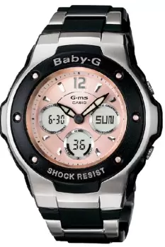 Image of Ladies Casio Baby-G Alarm Chronograph Watch MSG-300C-1BER