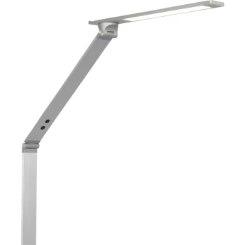 Image of Sienna Lighting - Sienna Serenade Task Floor Lamp Aluminum Brushed Matt, Plastic Matt