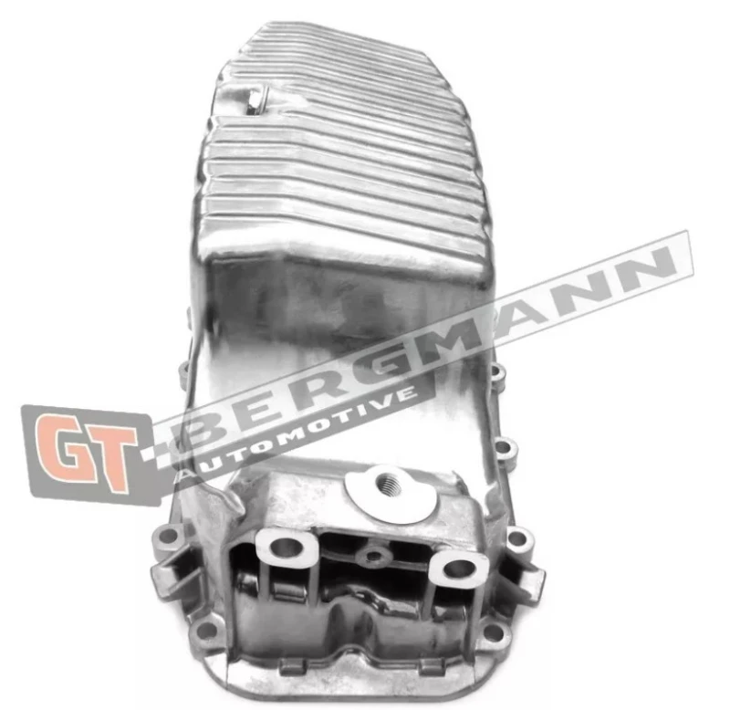 Image of GT-BERGMANN GT53-017 Oil Sump without bore for oil level sensor, Aluminium, with oil drain plug Oil Pan (592)