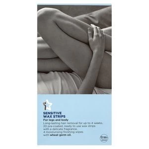 Image of Superdrug Sensitive Wax Strips x20