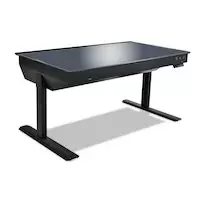 Image of Lian Li DK-05F Electrical Height Adjustable Desk Case - Black