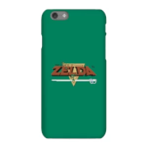 Image of Nintendo The Legend Of Zelda Retro Logo Phone Case - iPhone 6S - Snap Case - Matte