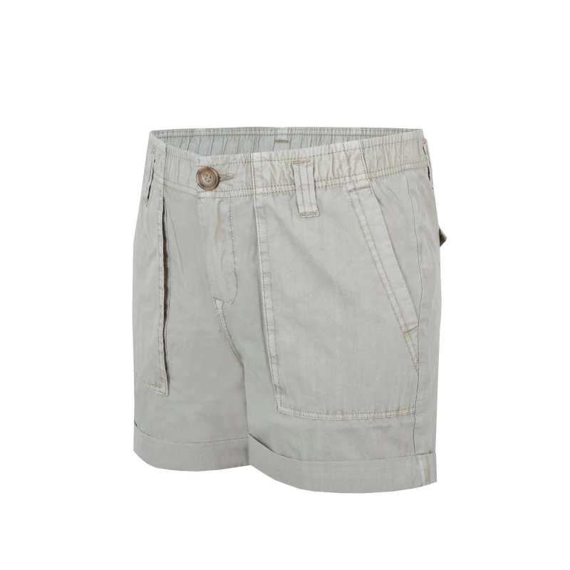 Image of Fabric Shorts - White White 8
