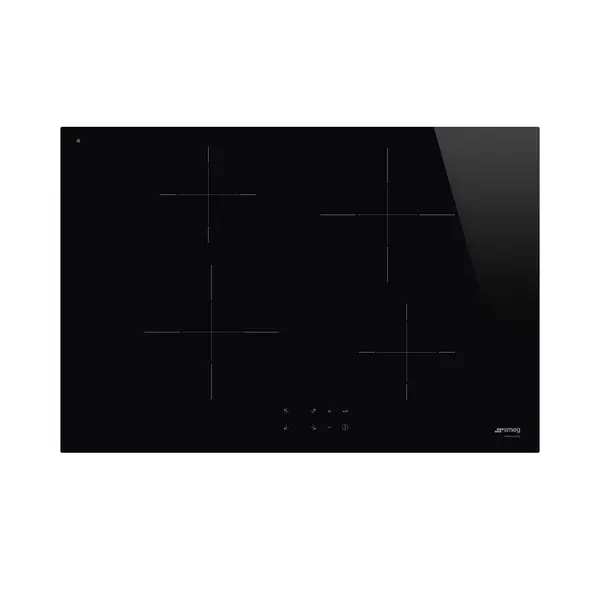 Image of Smeg 75cm Induction Hob - Black SI2741D