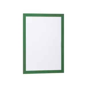 Image of Durable DURAFRAME display frame, self adhesive, magnetic, for A4, green frame, pack of 10