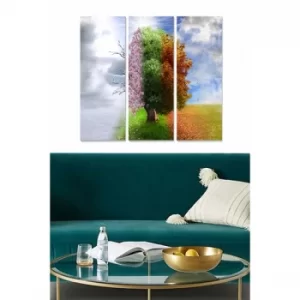 Image of MDF223926406 Multicolor Decorative MDF Painting (3 Pieces)