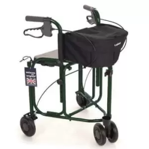 Image of Uniscan Green Triumph Rollator with Seat