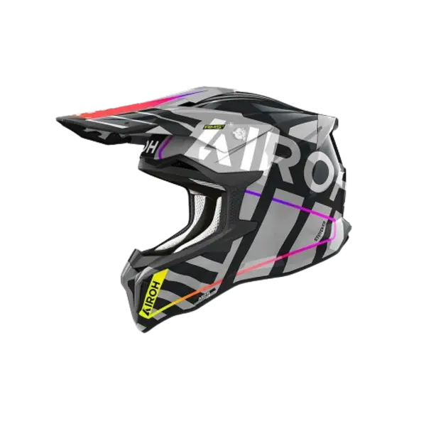 Image of Airoh Strycker Brave Grey Offroad Helmet Size M