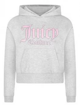 Image of Juicy Couture Girls Hoodie - Grey Marl
