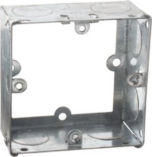 Image of KnightsBridge 1G 35mm Galvanised Extension Back Box