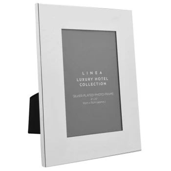 Image of Hotel Collection Silver Plated Photo Frame - Silver