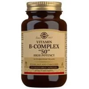 Image of Solgar Vitamins Vitamin B-Complex "50" High Potency Vegetable Capsules x 50