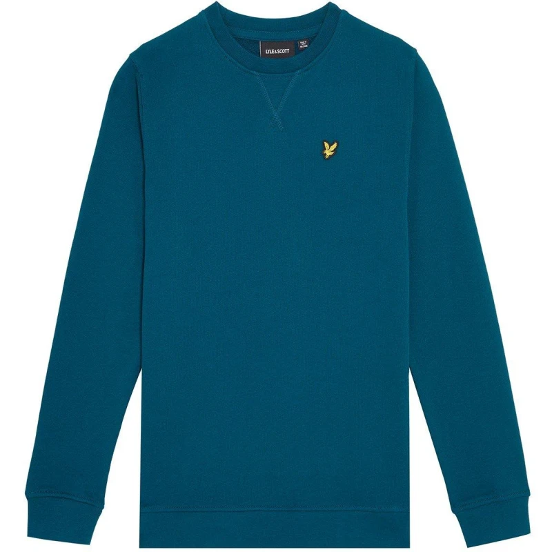Image of Lyle and Scott Core Crew Neck Sweatshirt W992 Apres Navy unisex 5-6Y