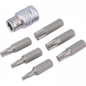 Image of Draper Expert 7 Piece 3/8" Square Drive Tx-Star Bit Set 3/8"