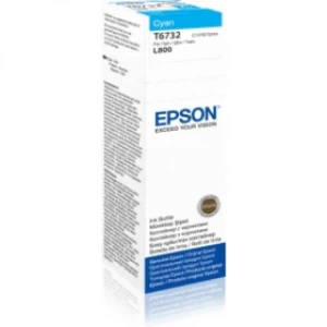 Image of Epson T6732 Cyan Ink Bottle