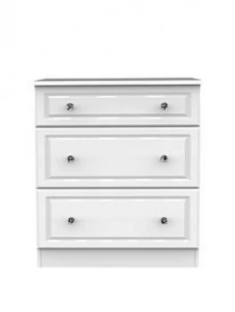 Image of Swift Clarence Ready Assembled 3 Drawer Chest
