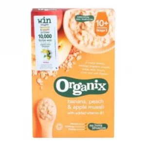 Image of Organix Banana, Peach and Apple Muesli 200g