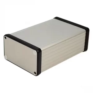 Image of Hammond 1455K1201 Extruded Aluminium Enclosure 122 x 78 x 43mm Natural