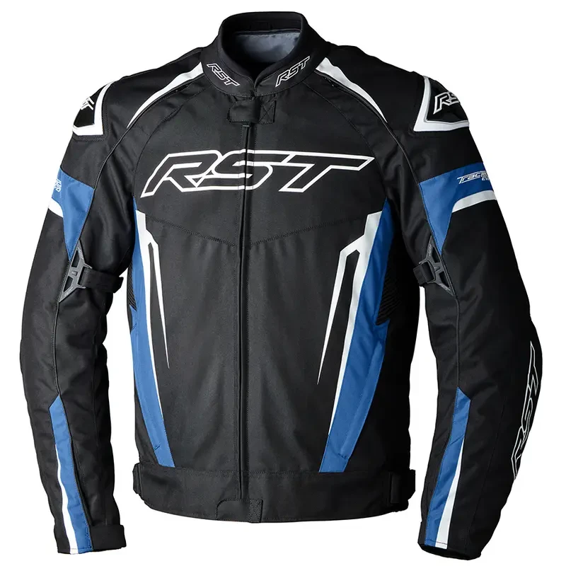 Image of RST Tractech Evo 5 Textile Jacket Blue Black White Size 56