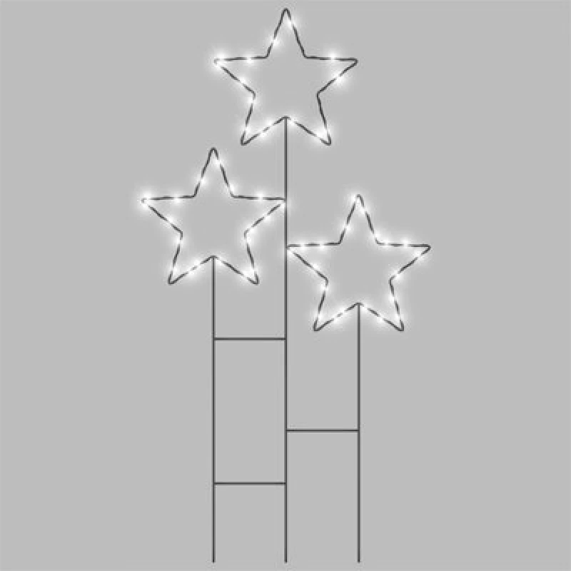 Image of Xmas Haus 41X87cm 30 Warm White LED Metal Garden Light