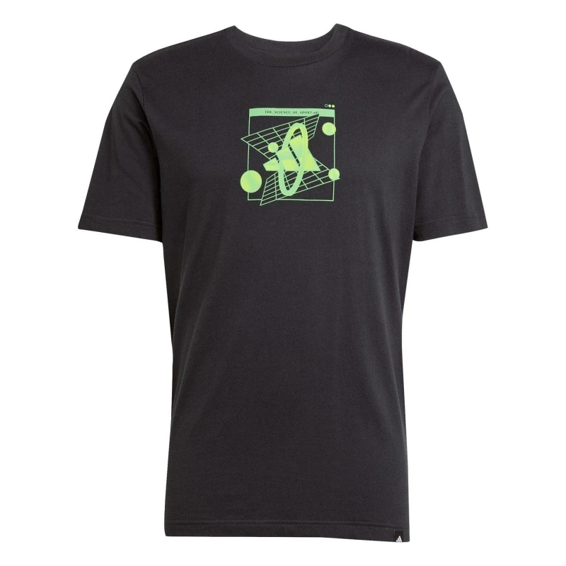 Image of adidas Graphic Logo T-Shirt Mens Retro Black male S