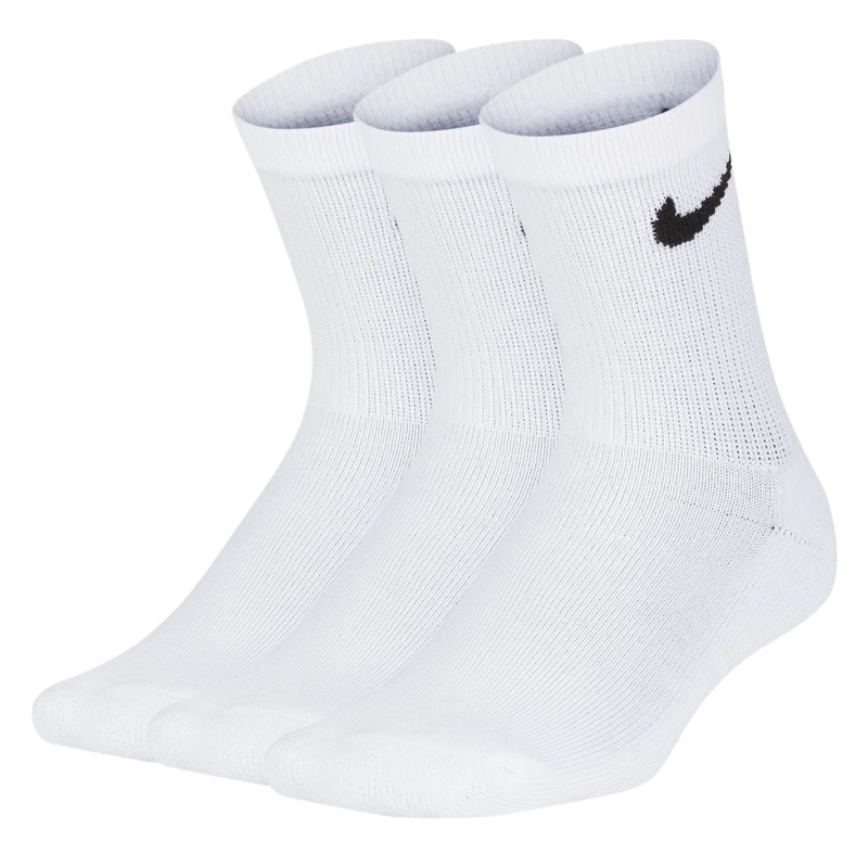 Image of Nike Basic Crew 3Pk Childs - White White Chd C9-2.5